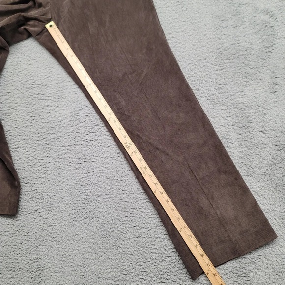 Christopher Banks Pants Womens 14 Brown Corduroy Flat Front Casual Pockets - Picture 10 of 14